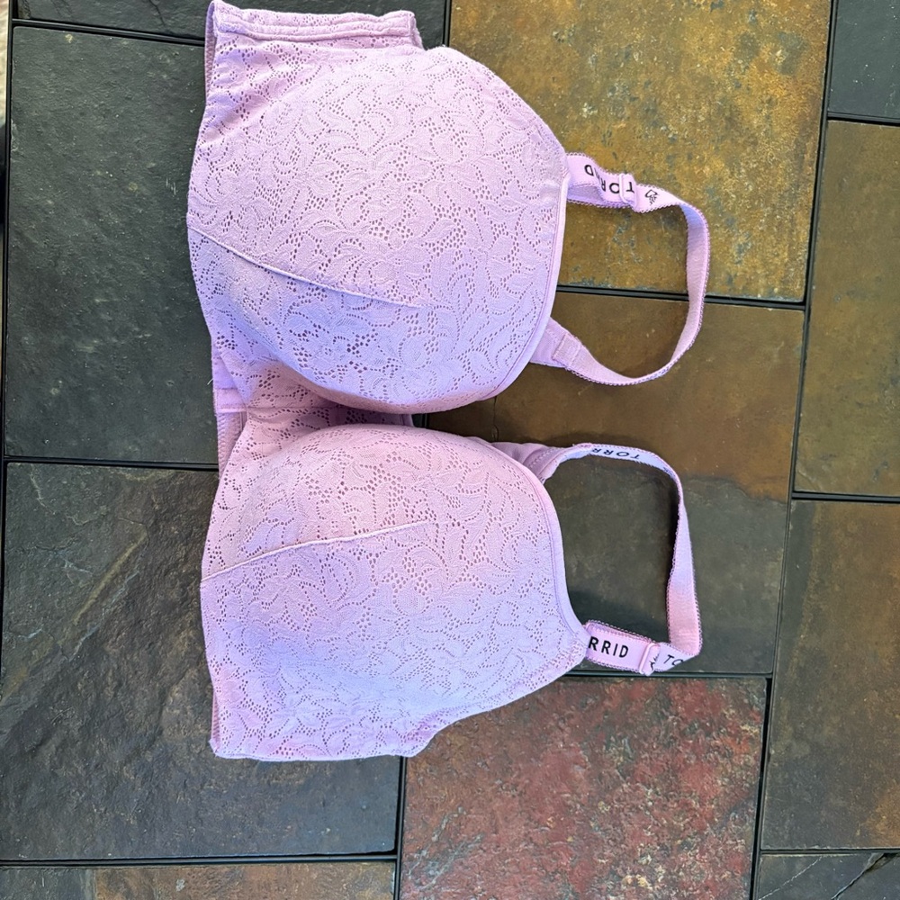 Torrid Light Purple Lace Bra